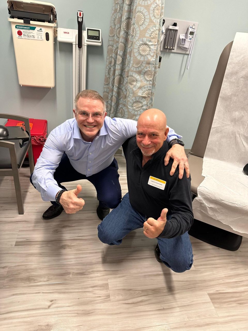 Patient doing so well one year after having a long stem cemented hemiarthroplasty – James C Wittig