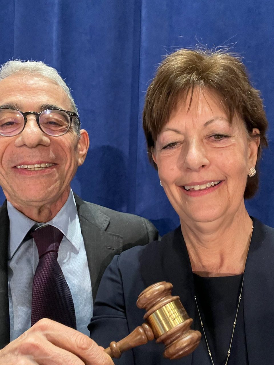 Honored to accept the gavel from Dr. Winer – Lynn M. Schuchter