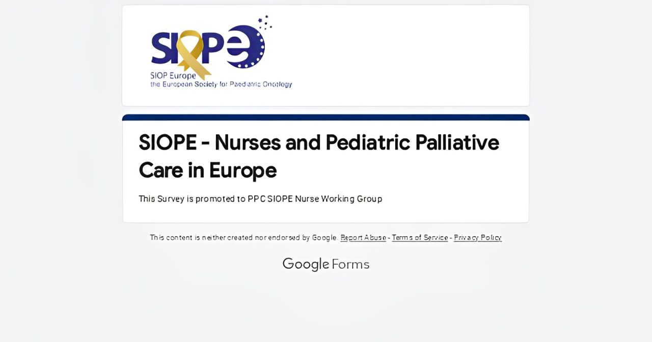 Paediatric Cancer Nurses – Survey