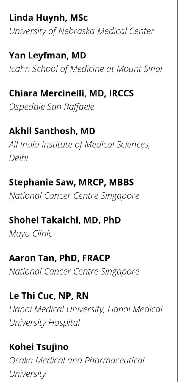 Big shout out to Conquer Cancer, the ASCO Foundation for supporting young researchers from all over the world – Akhil Santhosh