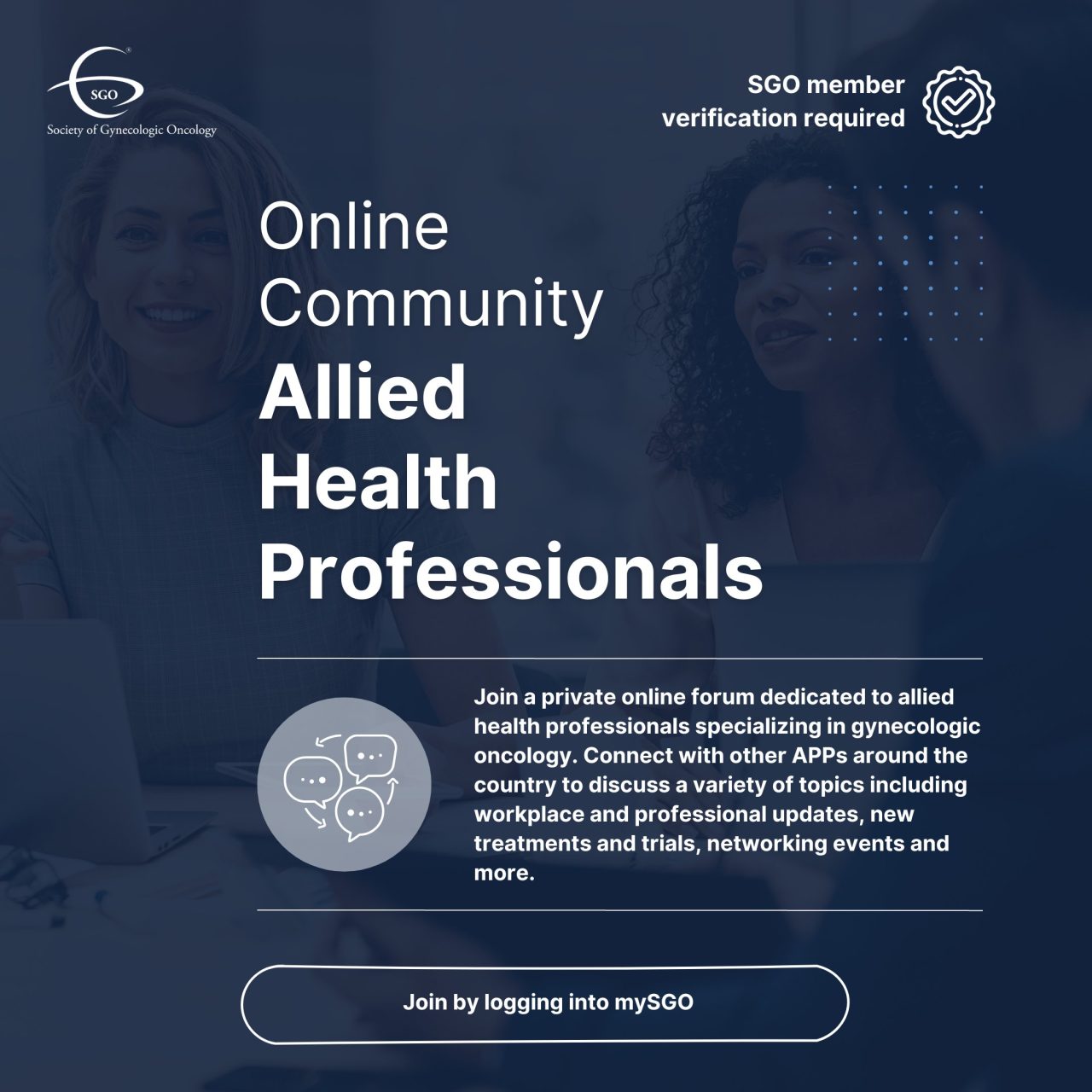 Join SGO’s online forum for allied health professionals specializing in gynecologic oncology – SGO