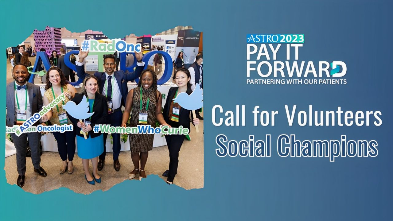 Interested in becoming a Social Champion for ASTRO23? – ASTRO
