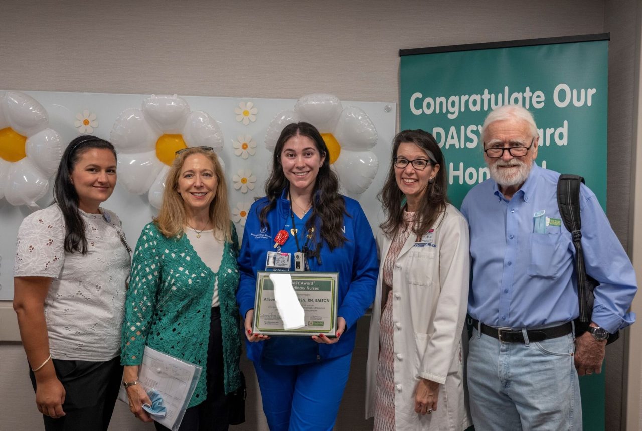 Tracy Gosselin: Congratulations to Alison Rodriguez for being a recipient of a DAISY award