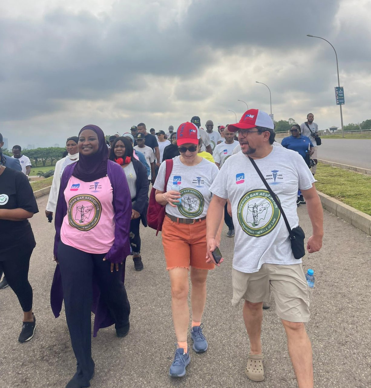 Zainab Shinkafi-Bagudu: I joined over 1000 of my legal brothers and sisters for a brisk 5km walk, to kick off their 2023 Nigerian Bar Association conference