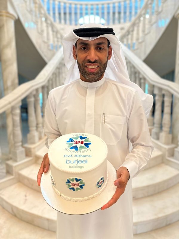 Prof. Humaid Al-Shamsi: Today marks my 3rd anniversary working for one of the most reputable healthcare organizations in the UAE and MENA region Burjeel Holdings