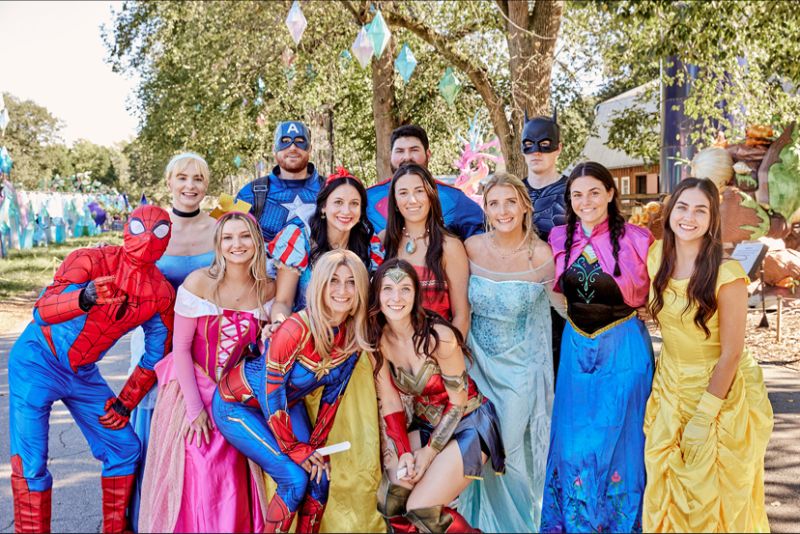 Lisa Scherber: How grateful I am to have these Superheroes and Princesses volunteer year after year for our Jimmy Fund clinic families