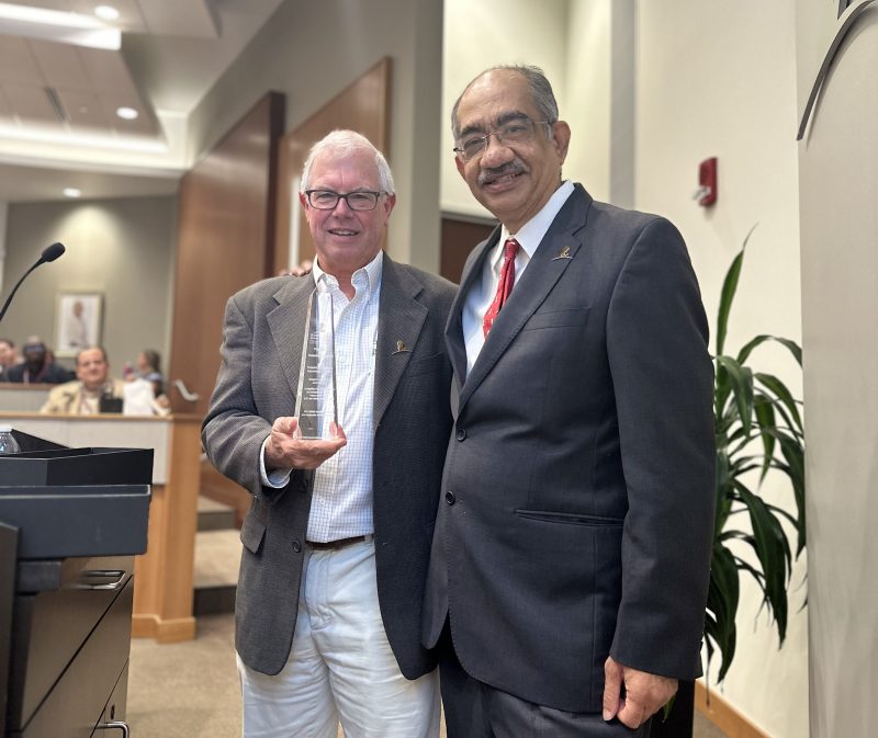 Amar Gajjar: Honored to have presented Dr. Frederick Boop, with an award that recognizes his dedication to providing brain tumor patients with the most optimal neurosurgical care