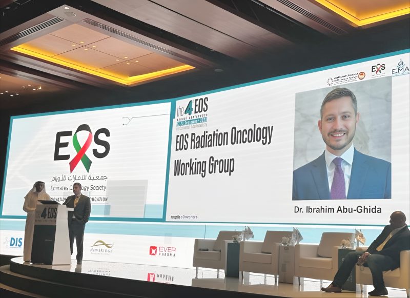 Humaid Al-Shamsi: Proud to launch UAE’s first radiation oncology working group in the country under the leadership of Ibrahim Abu-Gheida