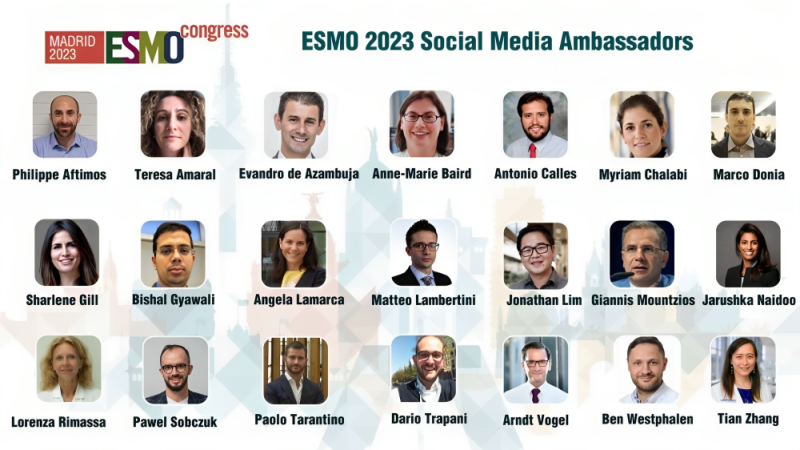 ESMO 2023 Social Media Ambassadors – European Society for Medical Oncology