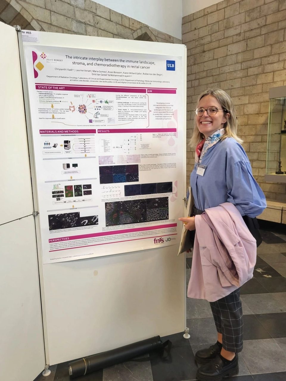 Chrysanthi Iliadi: Just presented my research at the Tumor Heterogeneity, Plasticity, and Therapy Conference in Leuven, Belgium