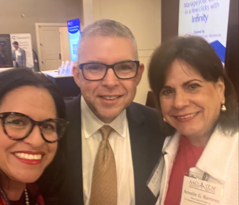 Estela Rodriguez: Came back from Association of American Cancer Institutes in DC inspired by so many Cancer Center Leaders in health disparities research