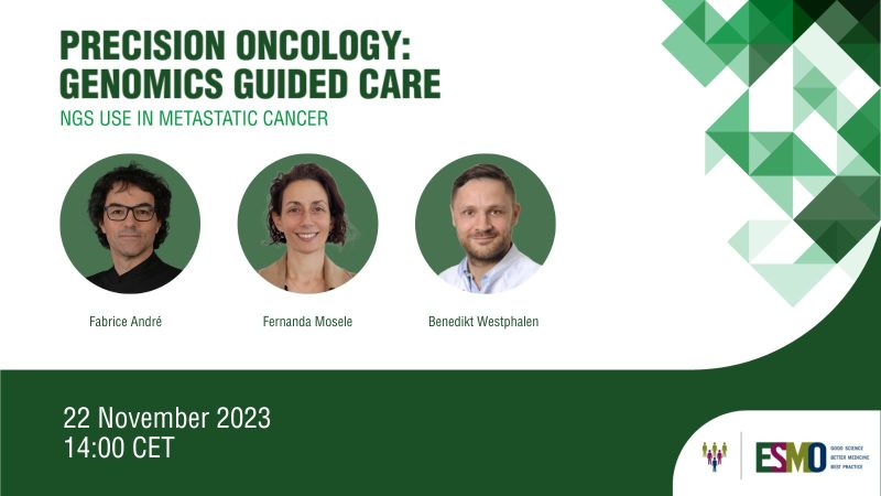 New webinar series by ESMO on precision medicine recommendations