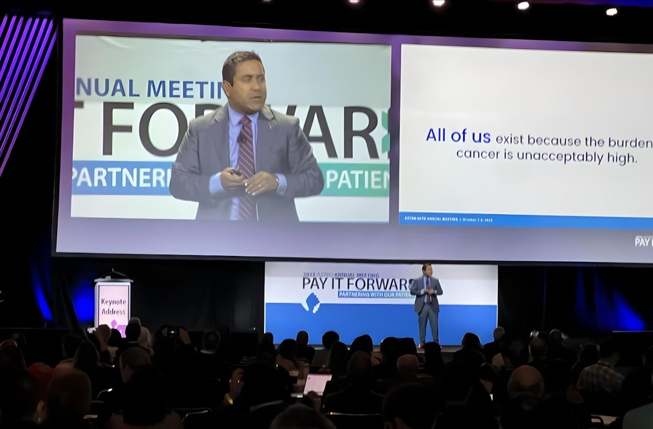 Arif Kamal: Thank you to American Society for Radiation Oncology for inviting me as keynote speaker at the ASTRO23 annual meeting