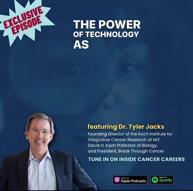 Oliver Bogler: The Inside Cancer Career’s interview with Tyler Jacks drops in our feed wherever you listen to our podcast