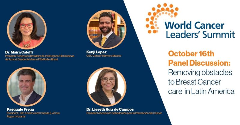 Maira Caleffi: With over 200,000 new diagnoses and over 58,000 lives lost annually according to the WHO, breast cancer is a growing onset epidemic in the health care landscape of Latin America