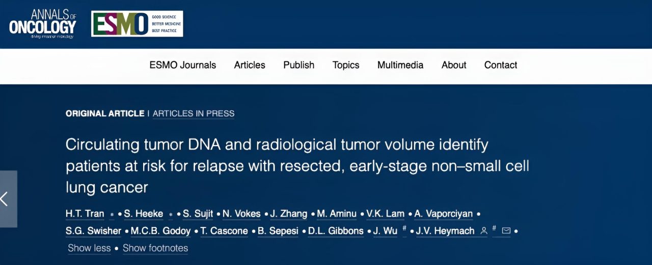 Yüksel Ürün: The ctDNA clearance during definitive SOC therapy is associated with improved outcome