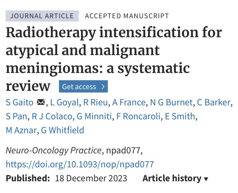 Simona Gaito: Our literature review on RT dose escalation strategies