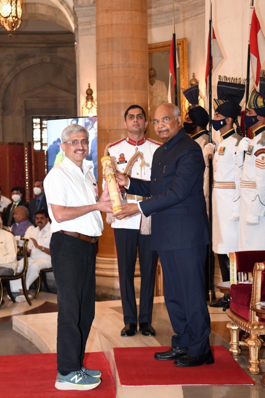 President Kovind presents Padma Shri to Dr. Ravi Kannan R. for Medicine – Rashtrapati Bhavan