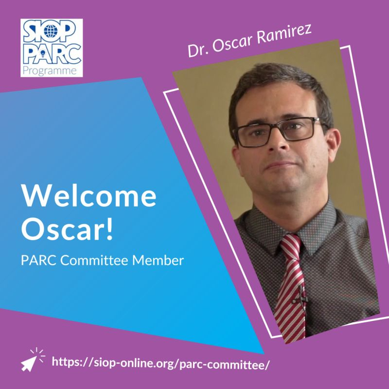 Congratulations to Oscar Ramirez on joining the Programme for Advancing the Research Capacity Committee for a term of 3 years – SIOP