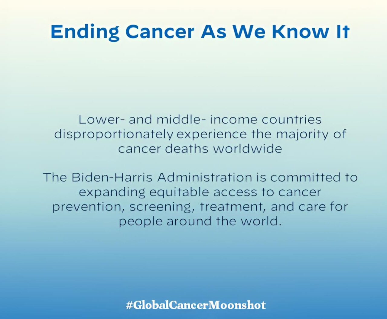 Danielle Carnival: The ambitious goals of the Biden Cancer Moonshot