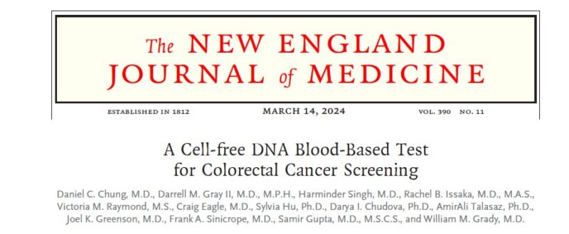 Fola May: New Guardant Health blood-based colorectal cancer screening test