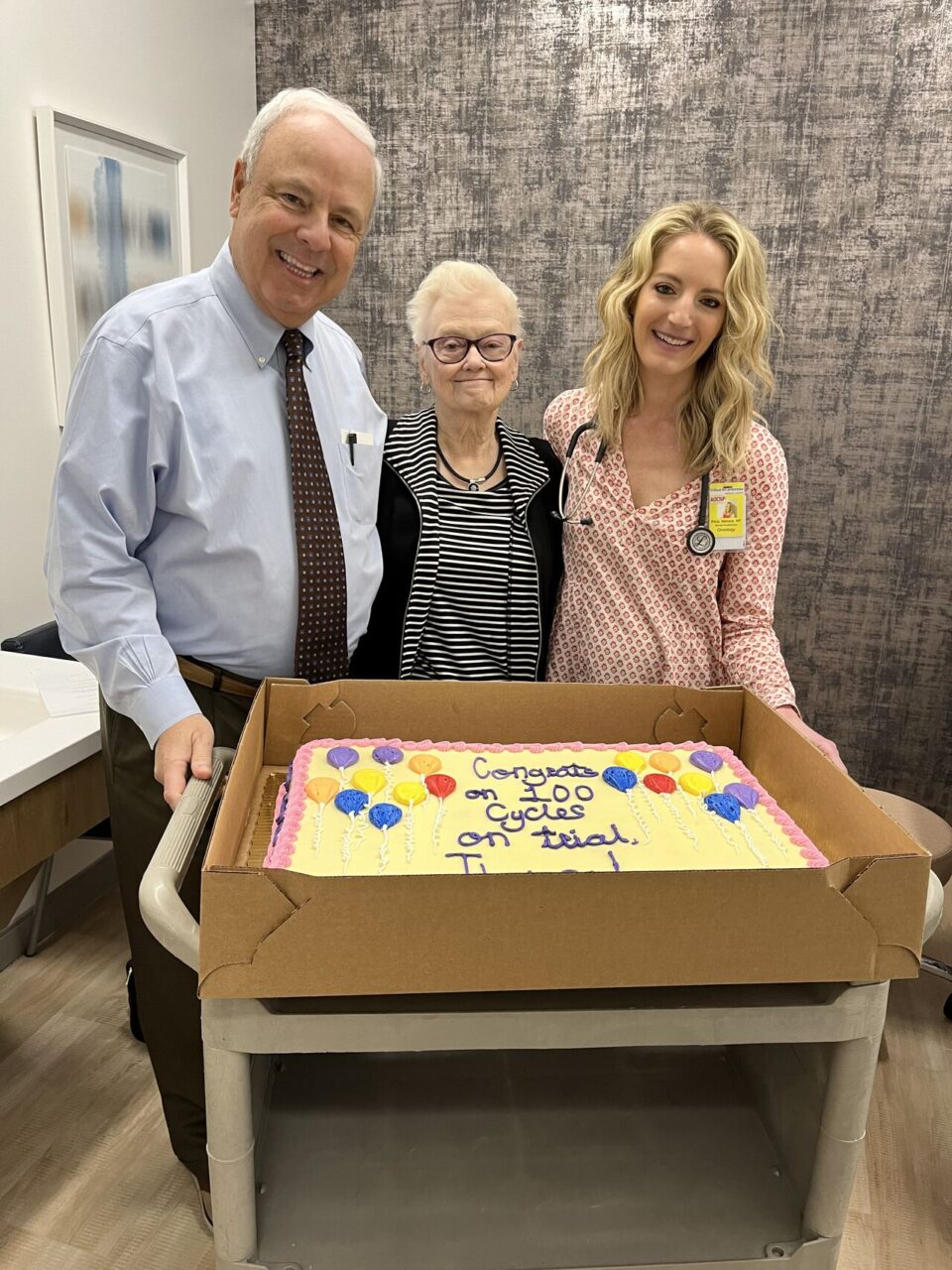 Theresa celebrated 100 months on her phase 1 clinical trial – Sarah Cannon Research Institute