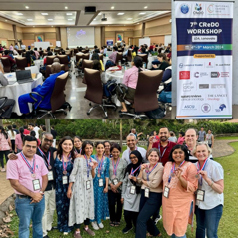 Julie Gralow: Hard at work at the 7th International (CReDO) workshop in Lonavala, India