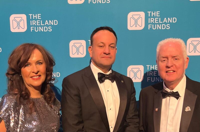 Mark Lawler: With fantastic colleague Deirdre Heenan sharing our vision for all island cancer research