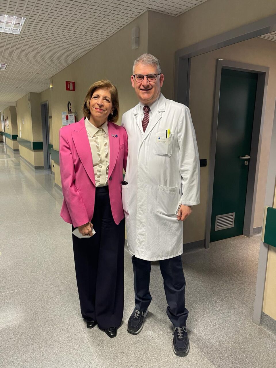 Giuseppe Curigliano: Grateful to Stella Kyriakides Commissioner for Health at European Commission for visiting European Institute of Oncology (IEO)