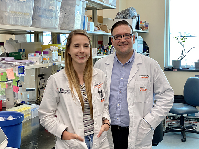 Meet Dr. Justin Taylor and Skye Montoya, a dynamic mentor-mentee duo – Sylvester Comprehensive Cancer Center