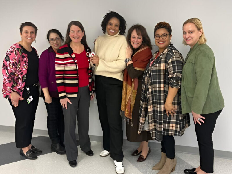 Cecelia Calhoun welcomed members of the American Red Cross Connecticut Chapter to Smilow Cancer Hospital – Yale Cancer Center