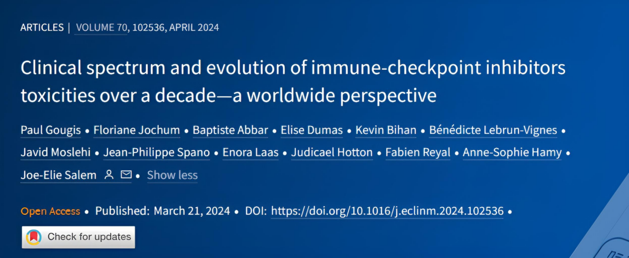 Jarushka Naidoo: Spectrum of ICI toxicity in last 10 years