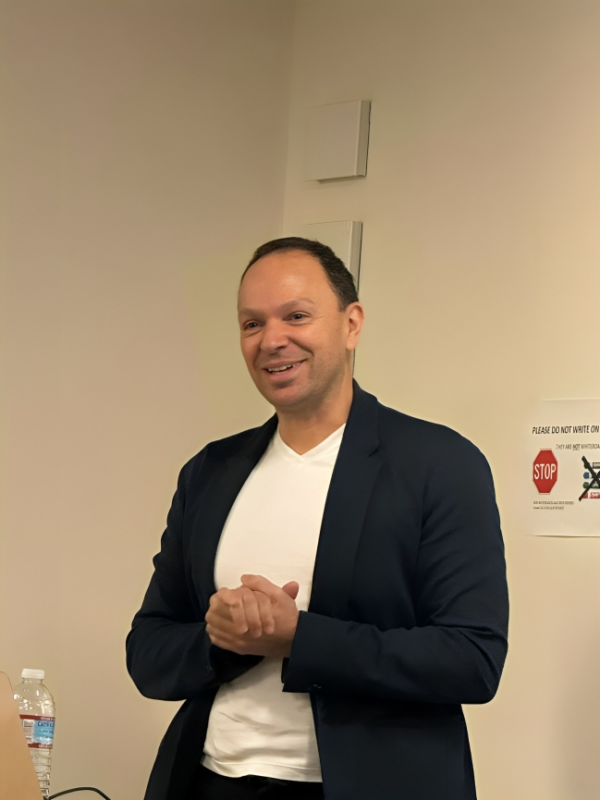 Wafik S. El-Deiry: Learning about chromatin microscopy being performed by the lab of Dr. Antonio Giraldez