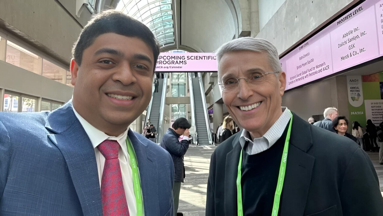 Vivek Subbiah: An absolute honor to meet the legendary Rick Pazdur at the FDA Oncology!