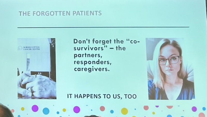 Fumiko Ladd Chino: Didn’t expect to be weeping at ASCO Advocacy, but —as a AYACSM cancer widow— this hits
