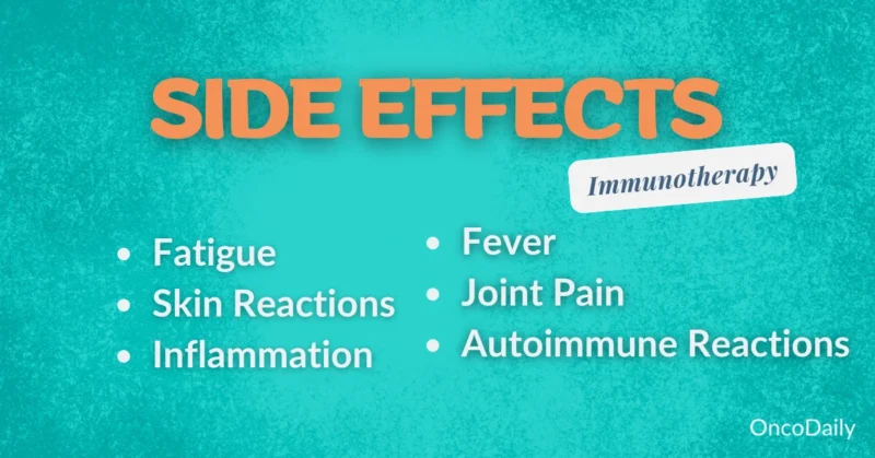 Immunotherapy side effects