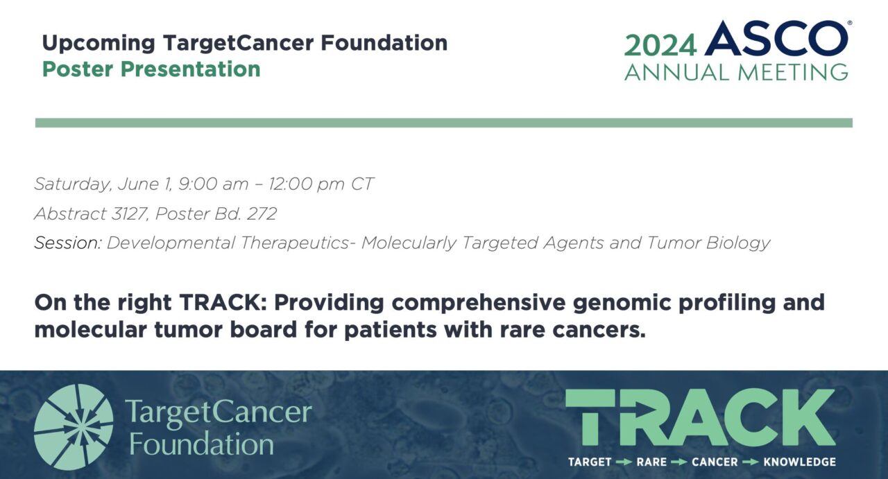Jim Palma: Proud to have had our abstract accepted for presentation at the upcoming ASCO Annual Meeting