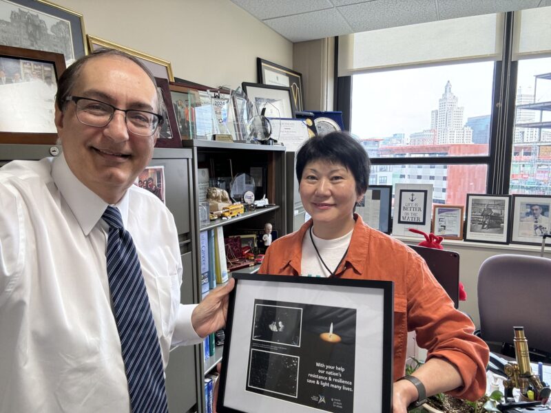 Wafik El-Deiry: Honored to receive this recognition from the Ministry of health of Ukraine