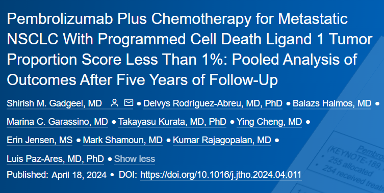 Sergio Cifuentes Canaval: KN 189 and 407 – Pooled Analysis of Outcomes