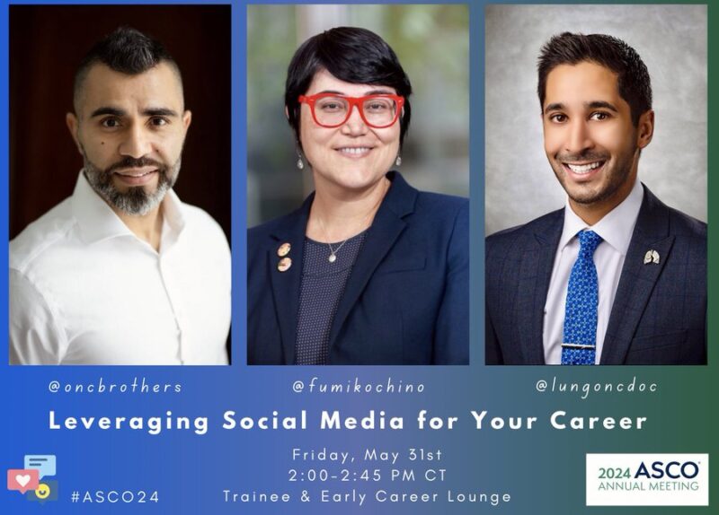 Eric K. Singhi: Come join us at the ASCO Trainee and Early Career Lounge