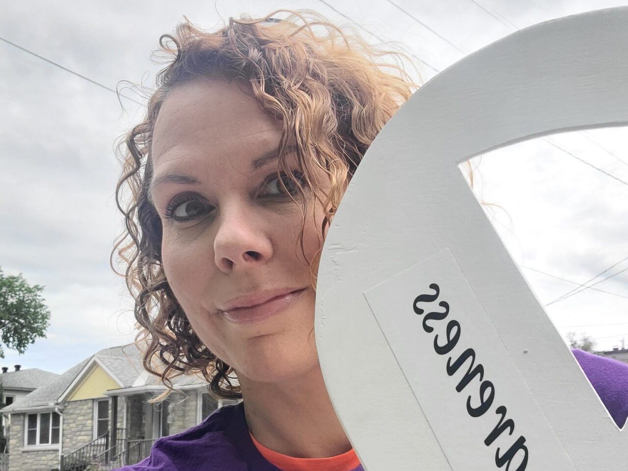 Sophie Lebel: Did a 2km charity walk with a group of amazing people living with lung cancer at Lung Cancer Canada
