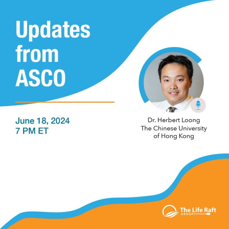 Herbert Loong: A quick shoutout to Life Raft Group for invite to summarise key abstracts in an upcoming live webinar