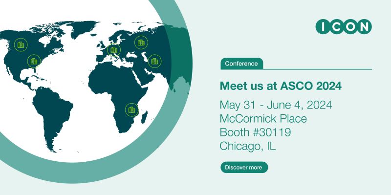 Visit ICON plc at ASCO24, booth 30119 to learn about One Search – ICON plc