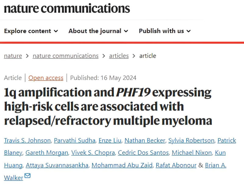 Myeloma Paper of the Day