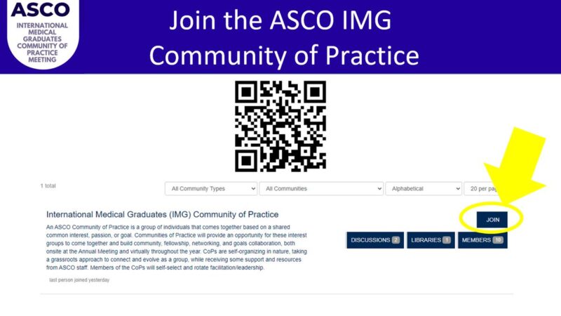 Join the IMG Oncology Community of Practice during ASCO24 – IMG Oncologists