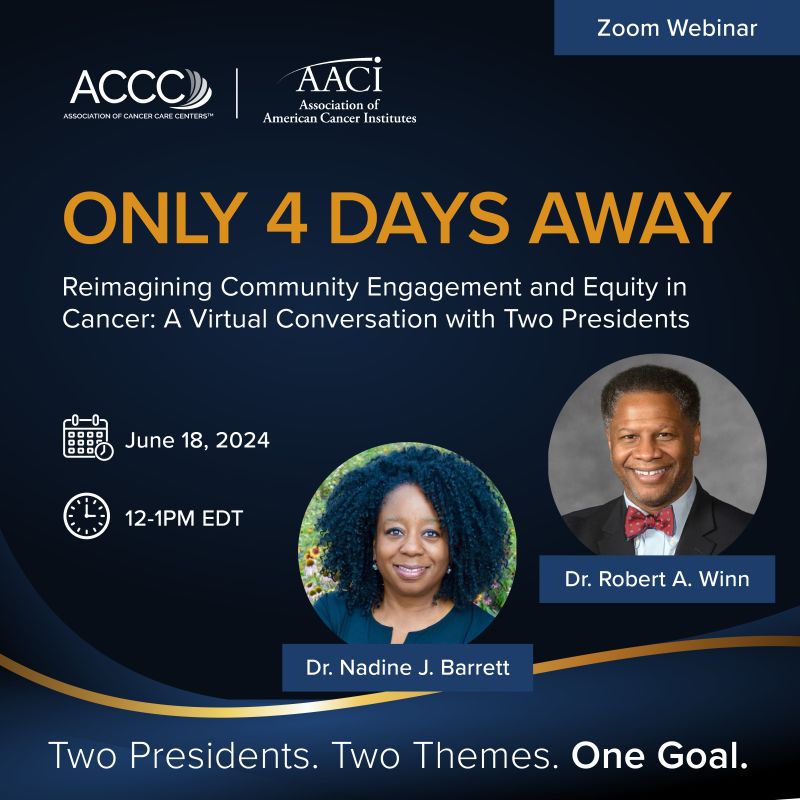 Empowering discussion about a shared organizational goal to advance equitable cancer care – Association of Cancer Care Centers