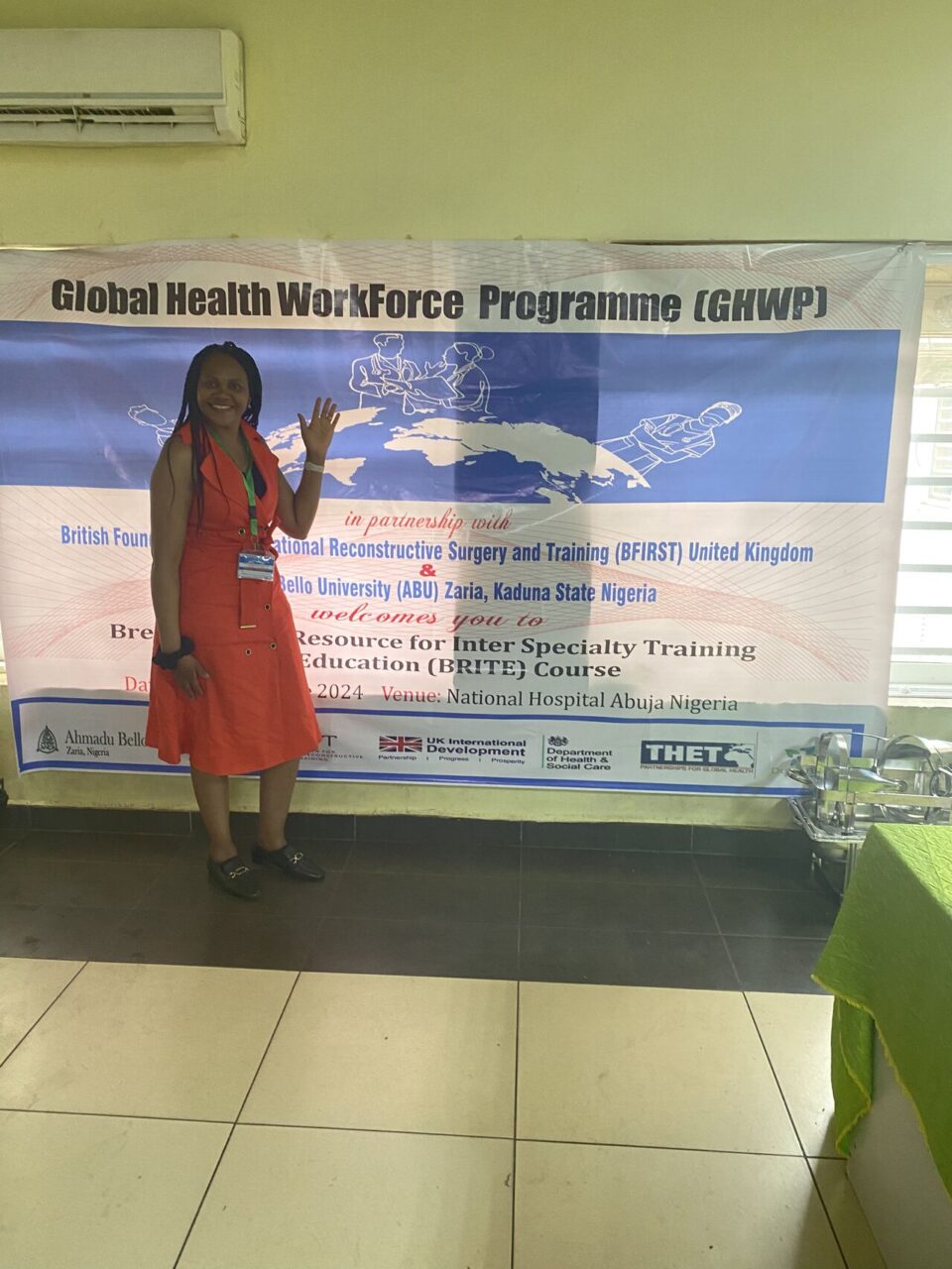 Francine Mulenga: Speaking about breast imaging at National Hospital Abuja