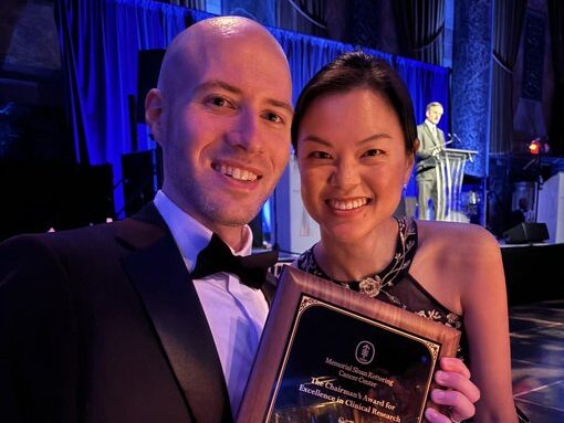 Christopher Gaffney receives the Chairman’s Award for Excellence in Clinic Research