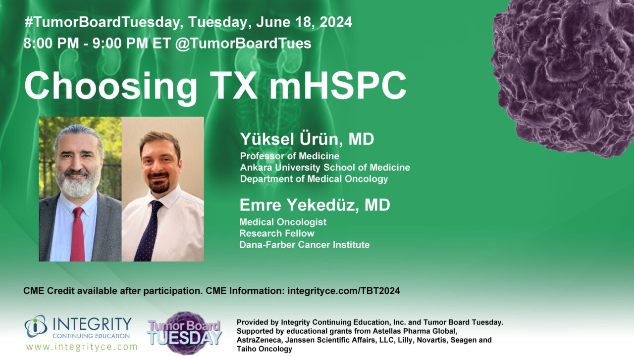 Choosing therapies for hormone-sensitive metastatic prostate cancer – Tumor Board Tuesday