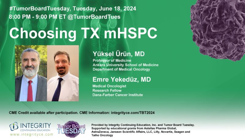 Choosing therapies for hormone-sensitive metastatic prostate cancer – Tumor Board Tuesday